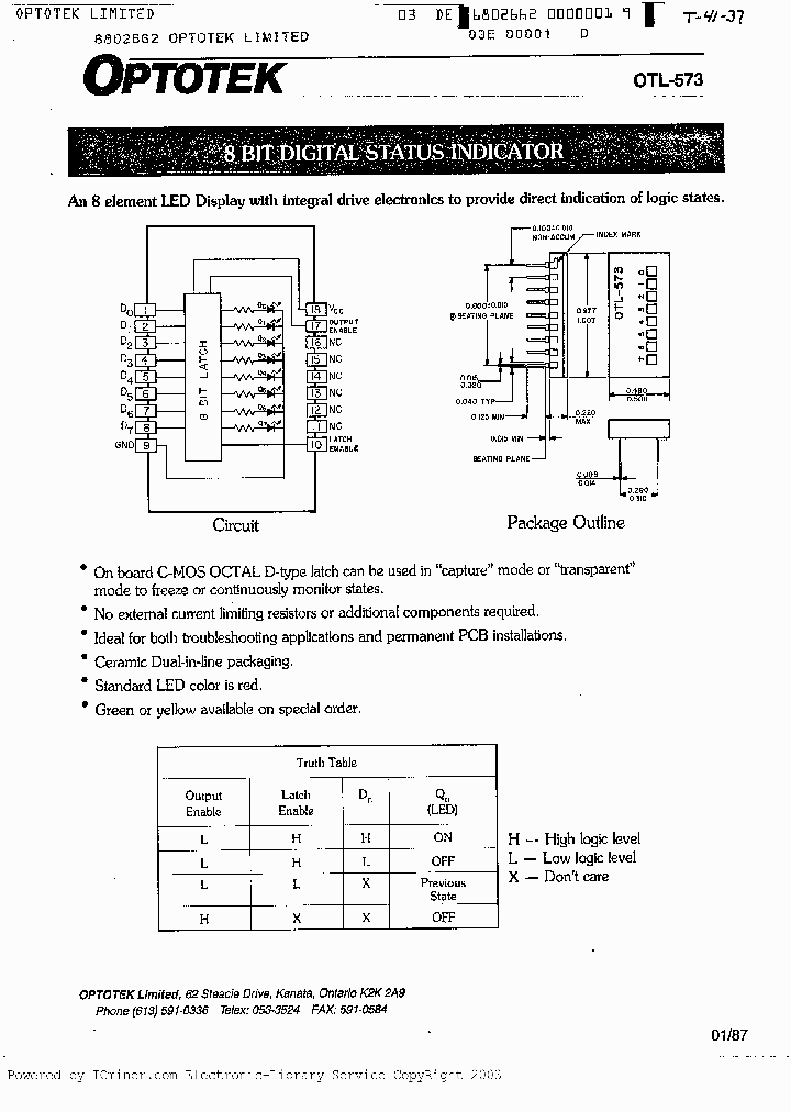 OTL573_1091147.PDF Datasheet
