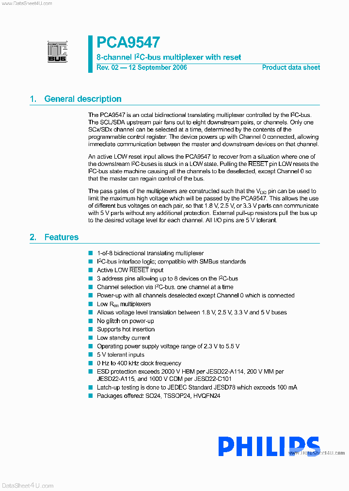 PCA9547_1661340.PDF Datasheet