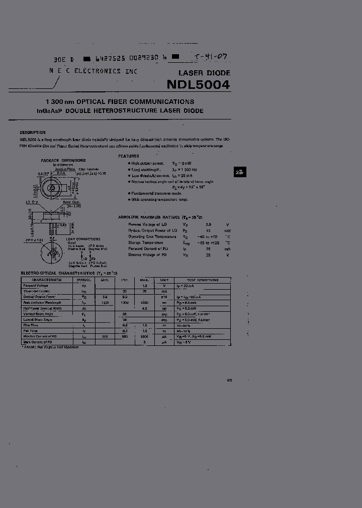 NDL5004_1115901.PDF Datasheet