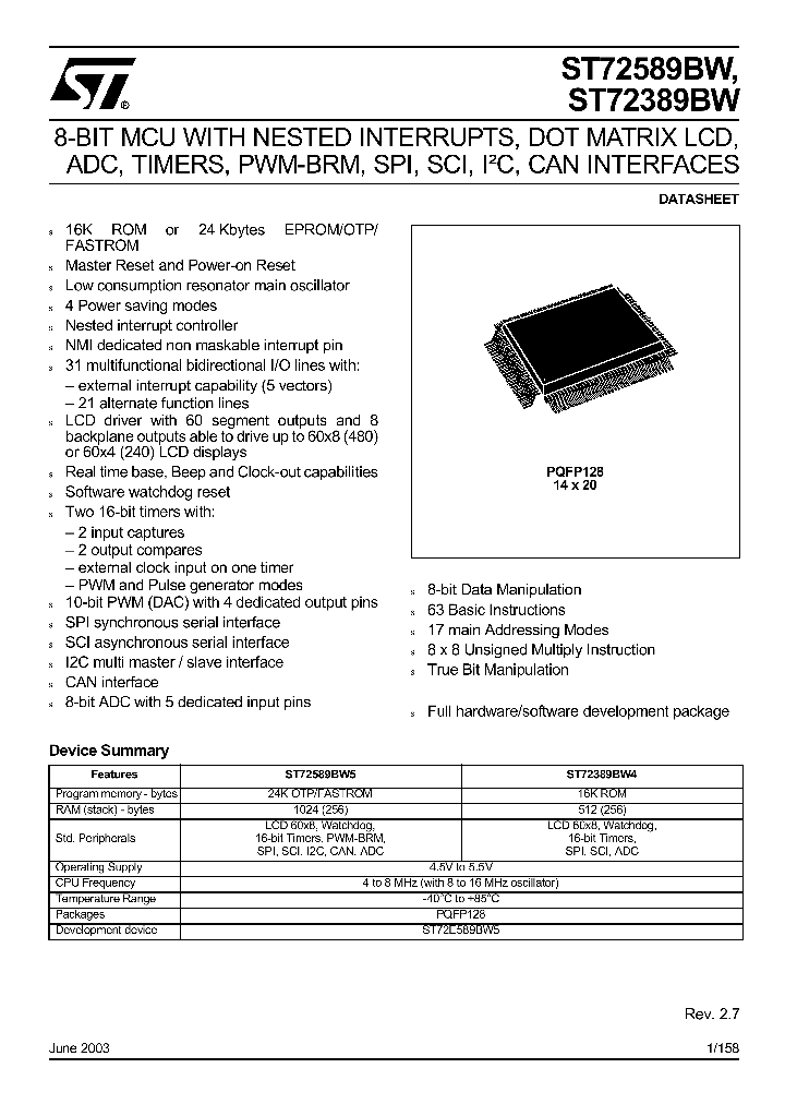 ST72P589BW5_1118826.PDF Datasheet