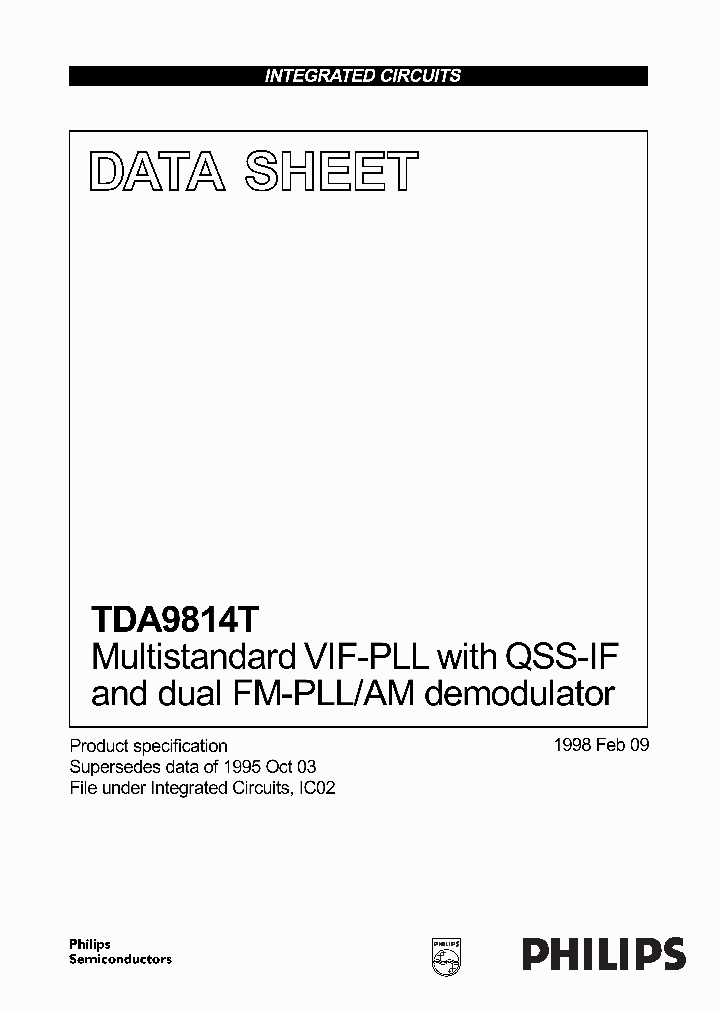 TDA9814T_1119594.PDF Datasheet