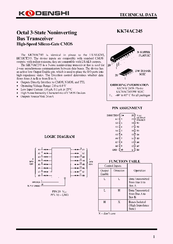 KK74AC245DW_1680406.PDF Datasheet