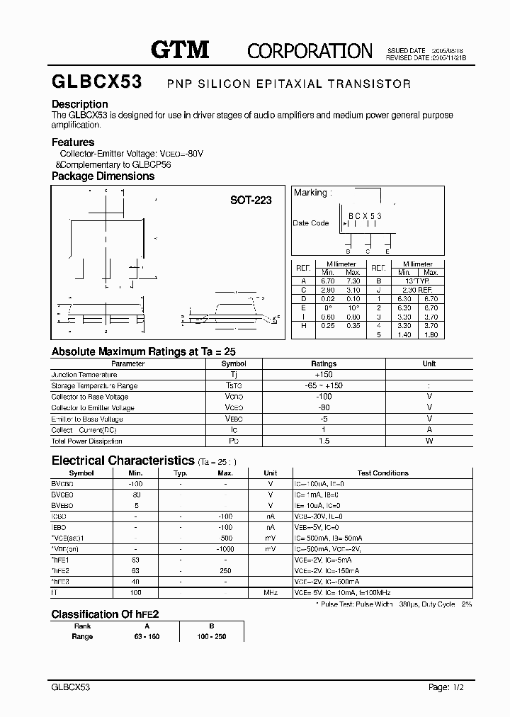 GLBCX53_1686144.PDF Datasheet