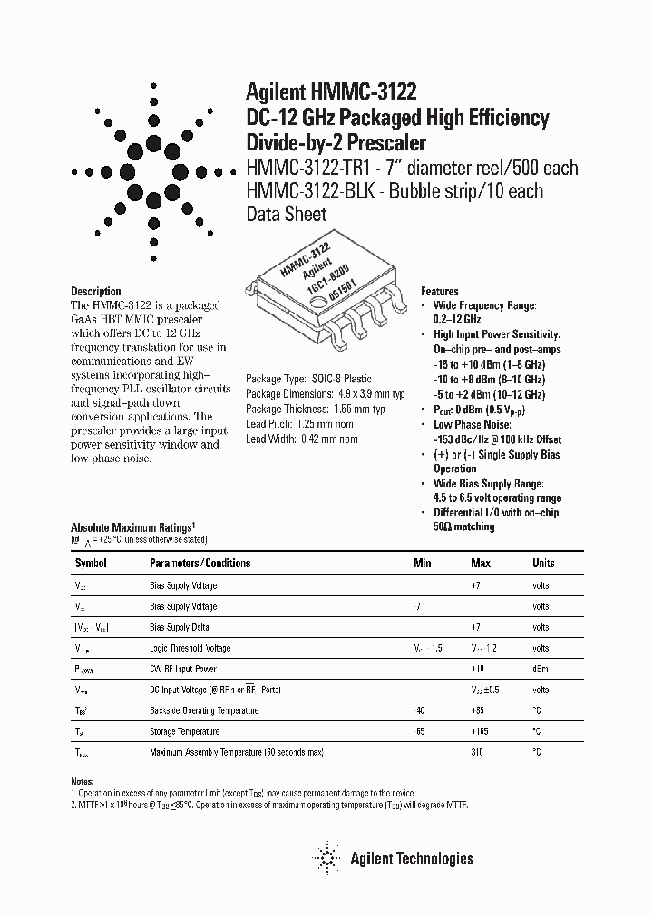 HMMC-3122_1151842.PDF Datasheet