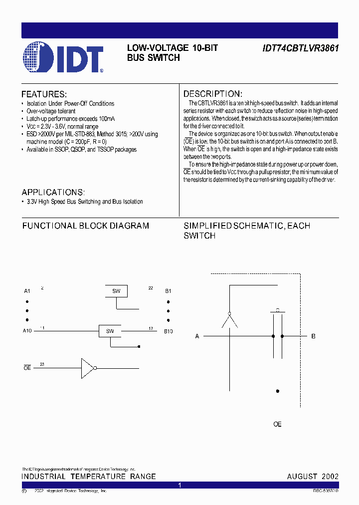 IDT74CBTLVR3861Q8_1689453.PDF Datasheet