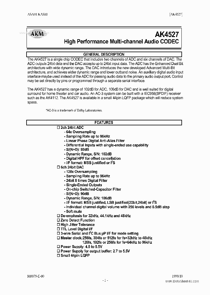 AK4527_1698278.PDF Datasheet