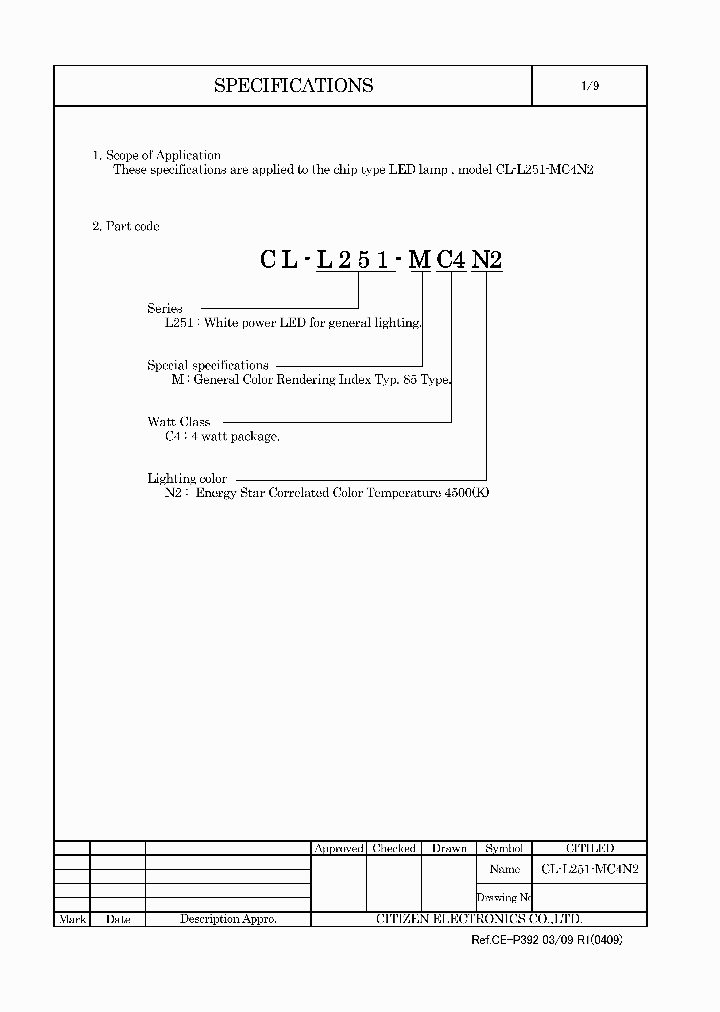 CL-L251-MC4N2_1706889.PDF Datasheet