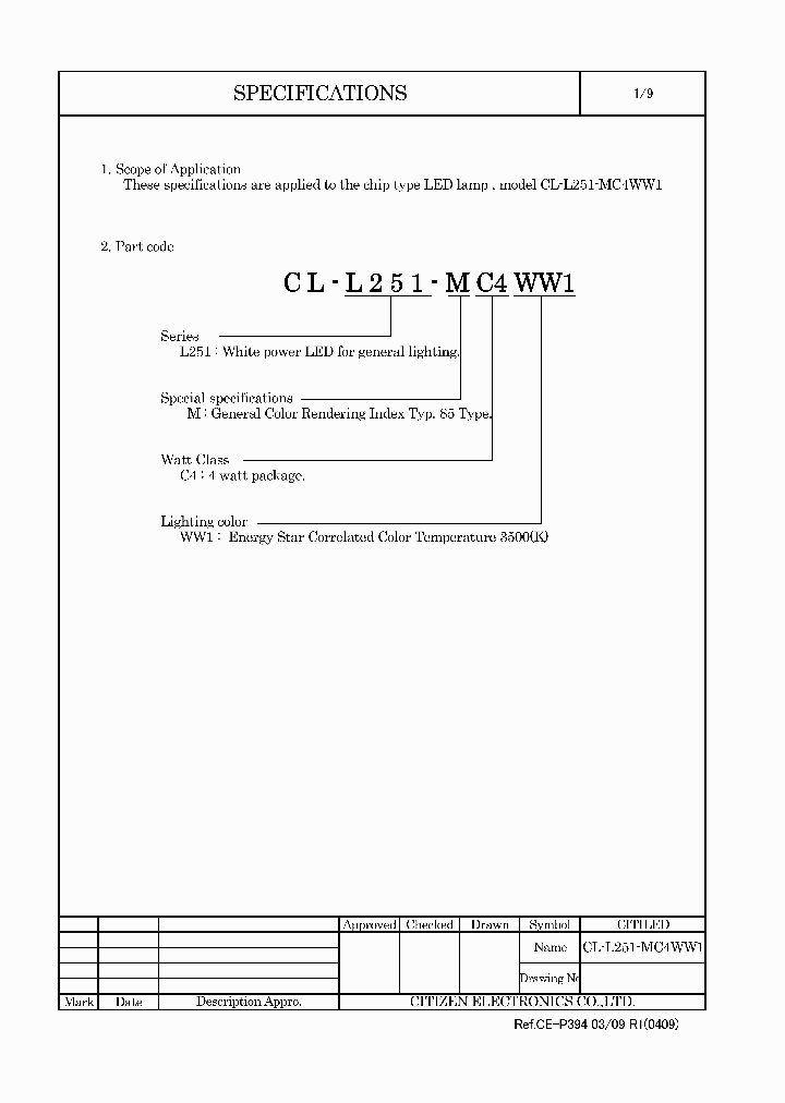 CL-L251-MC4WW1_1706892.PDF Datasheet