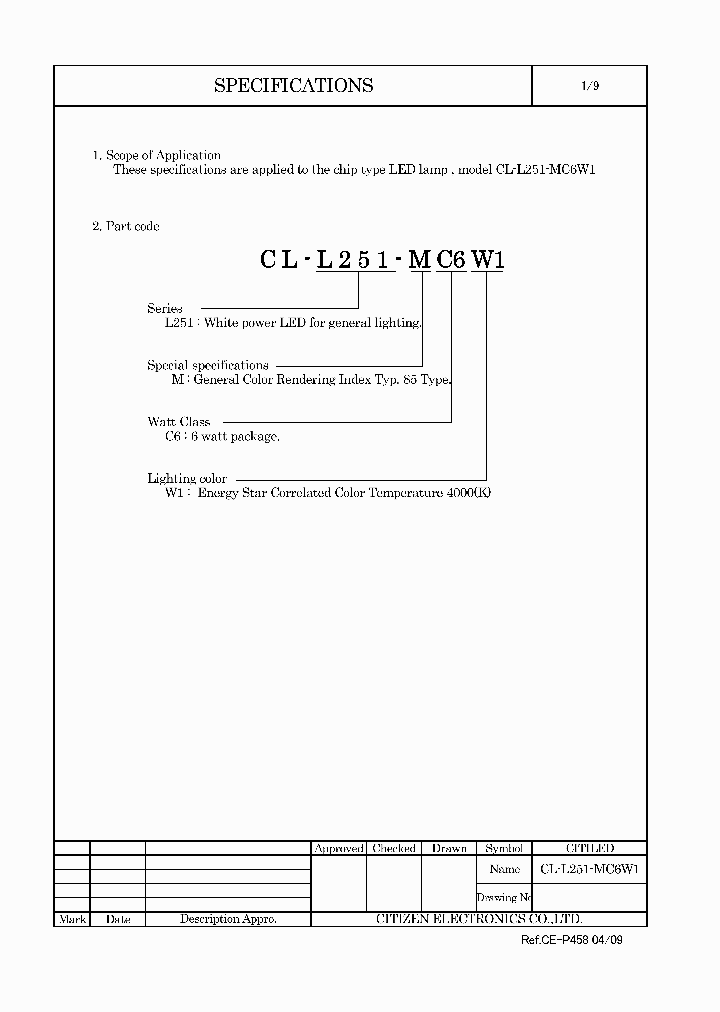 CL-L251-MC6W1_1706900.PDF Datasheet