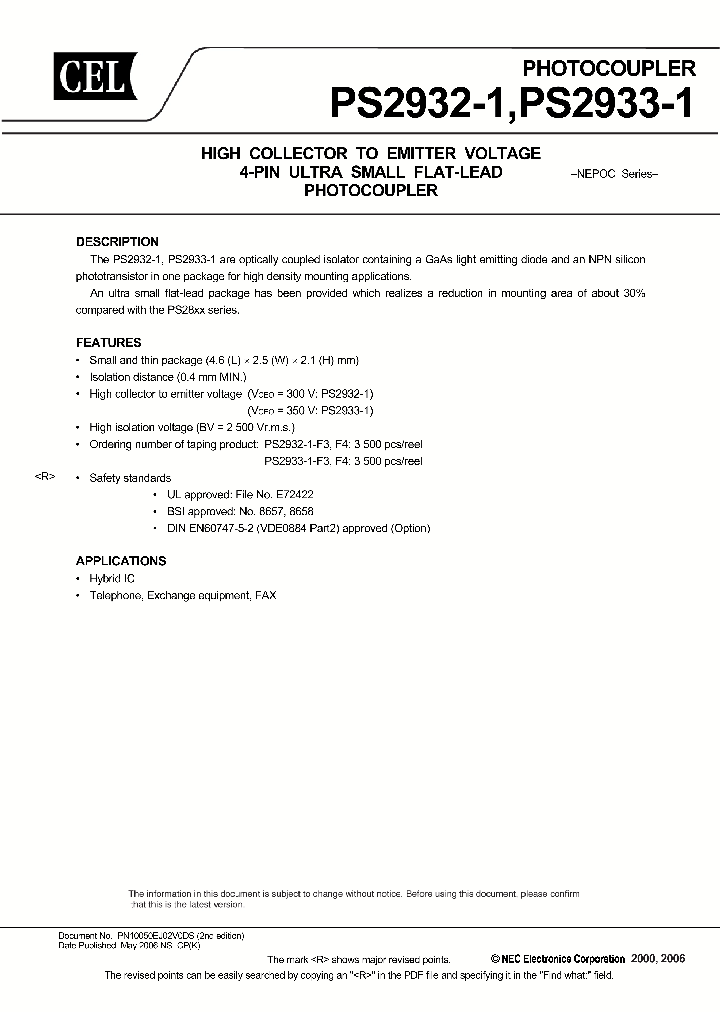 PS2932-1-A_1277581.PDF Datasheet