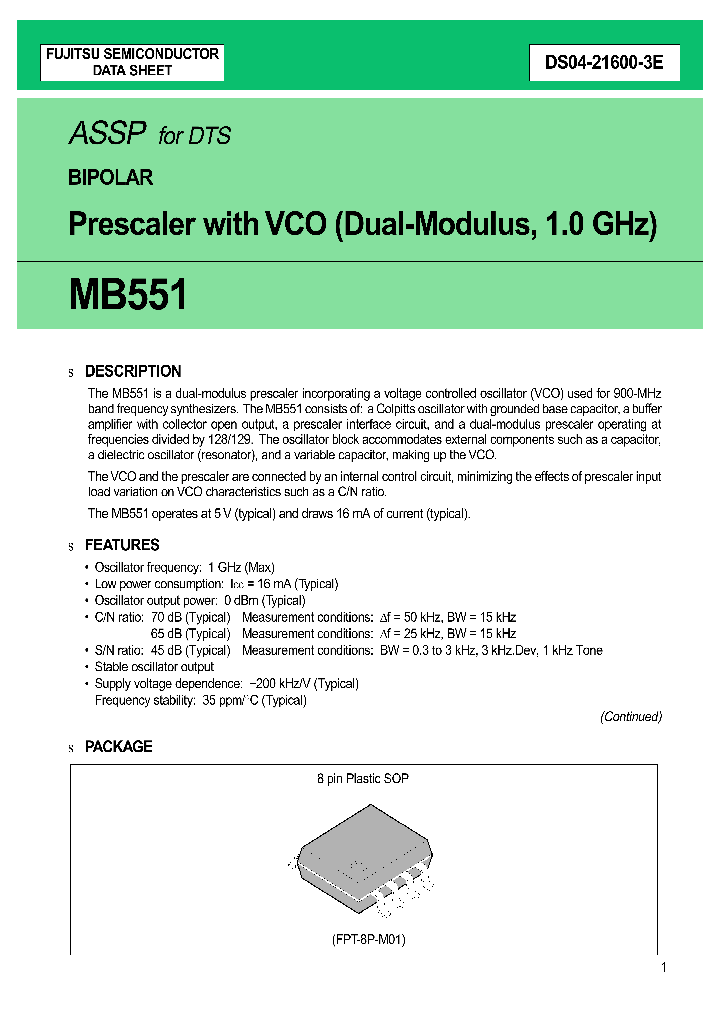 MB551_1361975.PDF Datasheet
