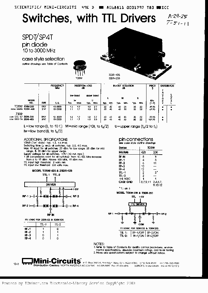 TOSW230_1407539.PDF Datasheet