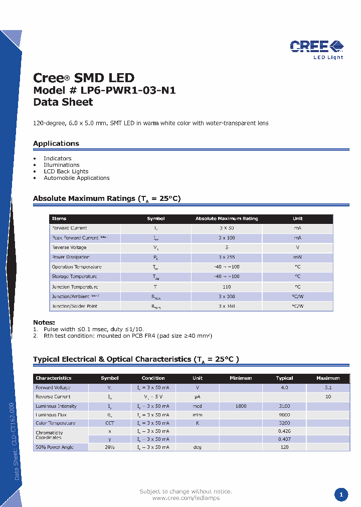 LP6-PWR1-03-N1_1426267.PDF Datasheet