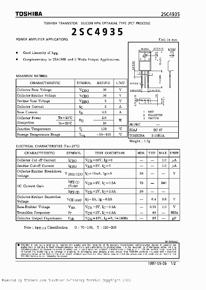 2SC4935Y_1431987.PDF Datasheet