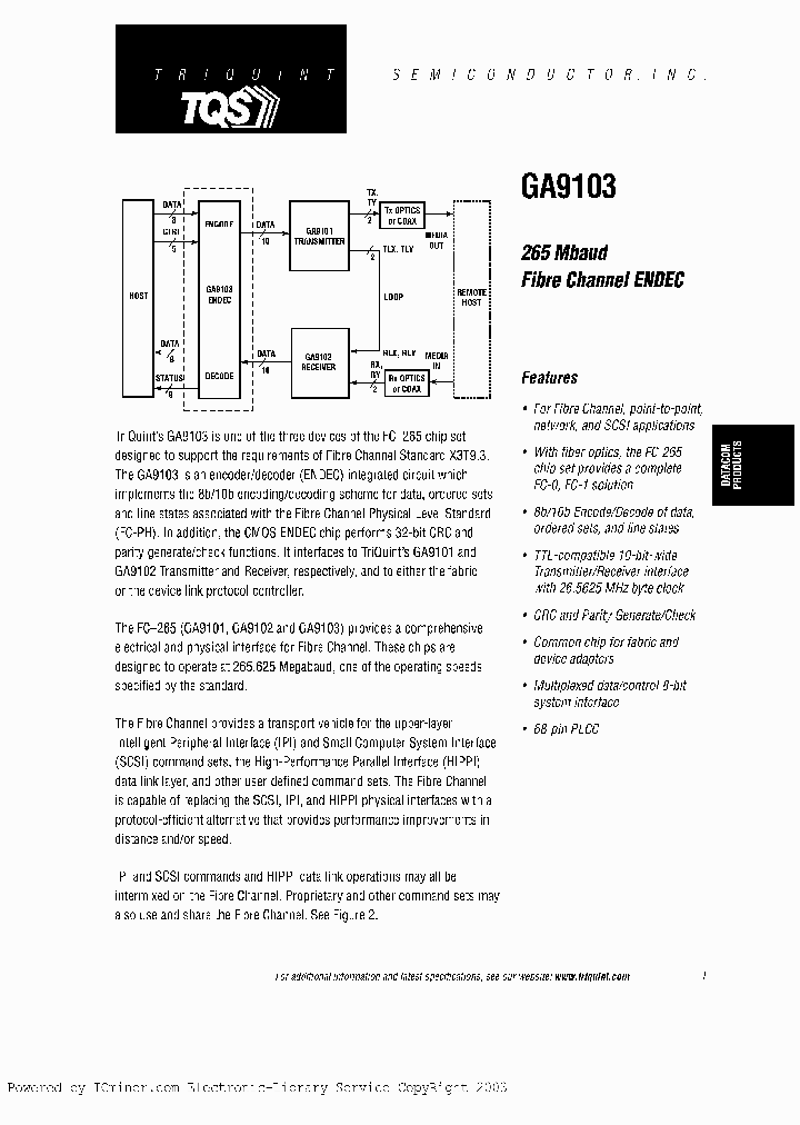 GA9103-ENDEC_1424212.PDF Datasheet