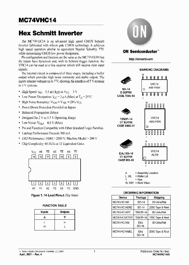 MC74VHC14-D_1760156.PDF Datasheet