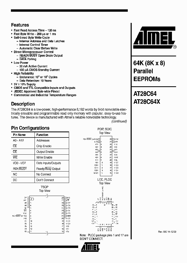 AT28C64-25SI_1498400.PDF Datasheet