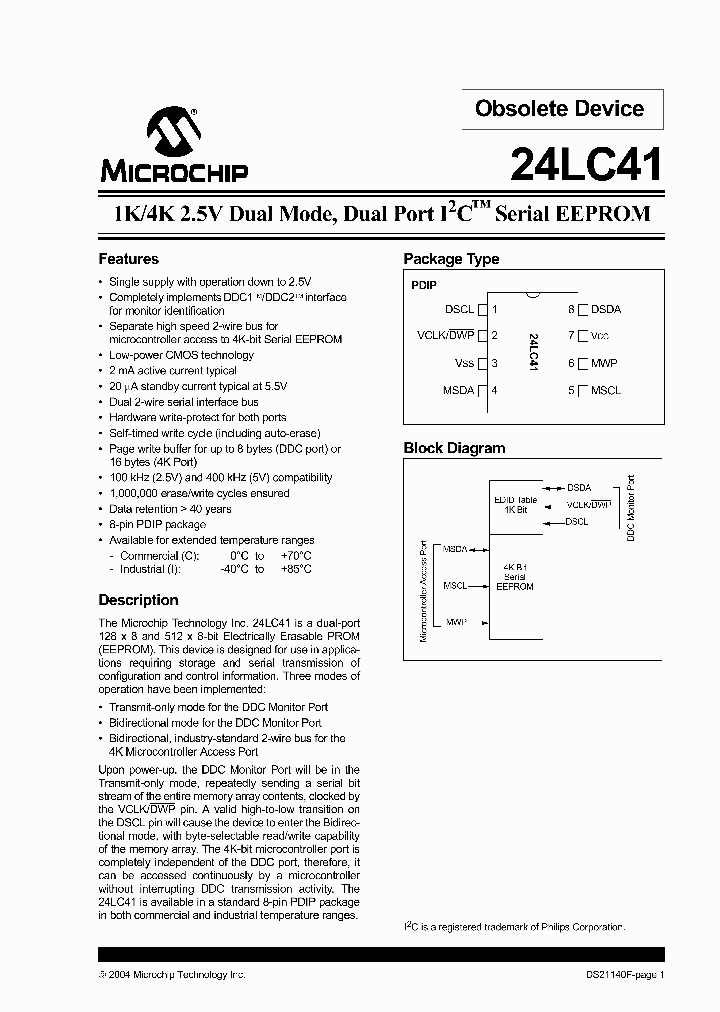 24LC41P_1514681.PDF Datasheet