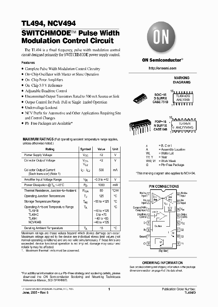 TL494CNG_1526655.PDF Datasheet