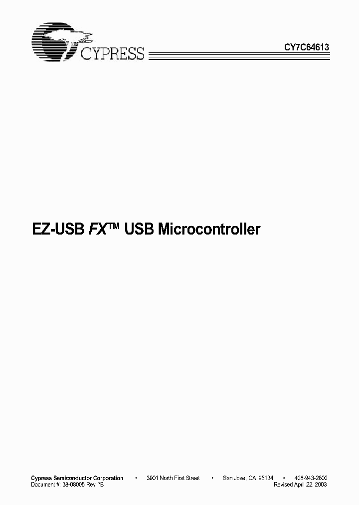 CY7C64613-52NC_1632907.PDF Datasheet