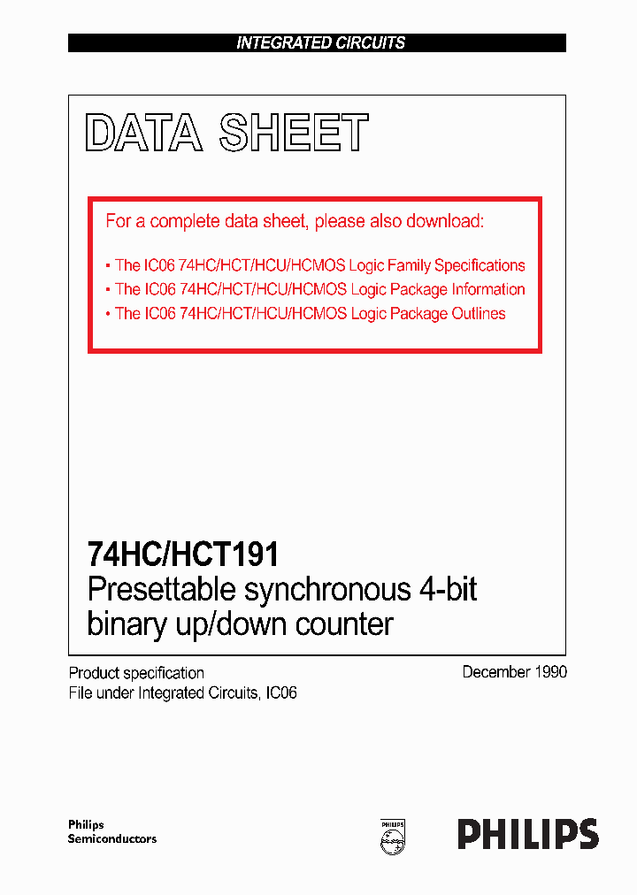 74HC191PW118_1640156.PDF Datasheet