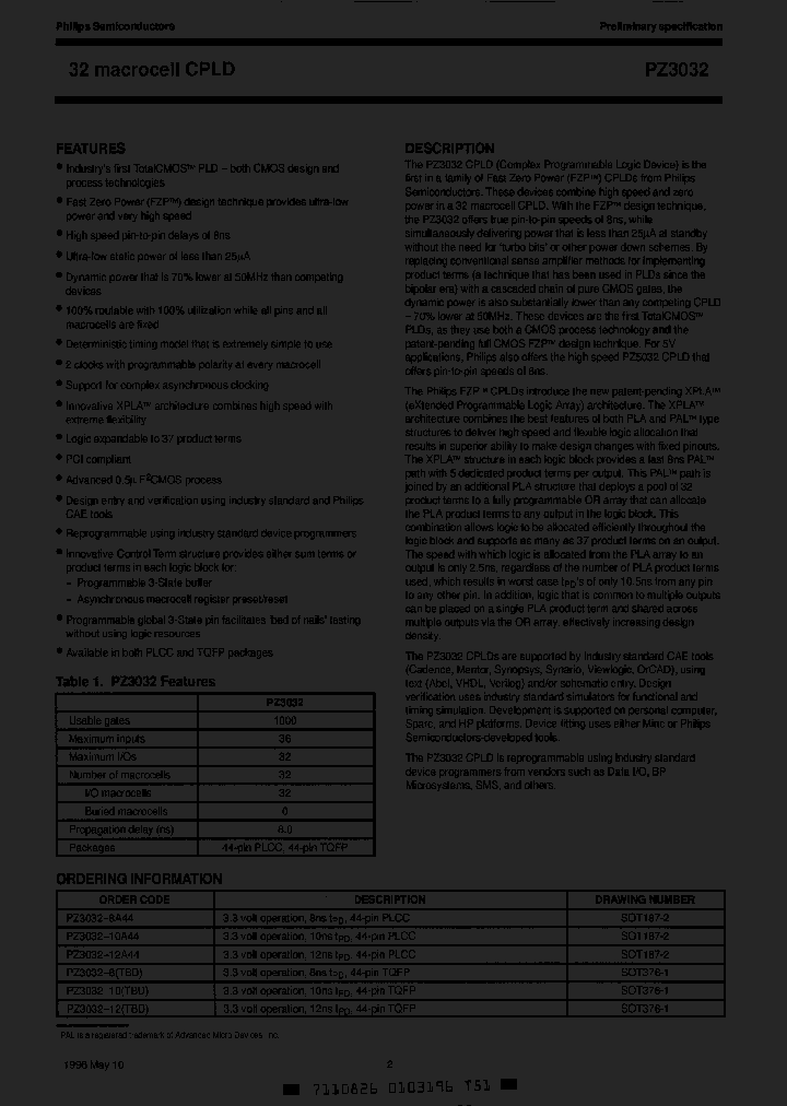 PZ3032-8TBD_1666931.PDF Datasheet