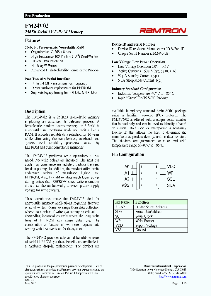 FM24V02-GTR_1687363.PDF Datasheet