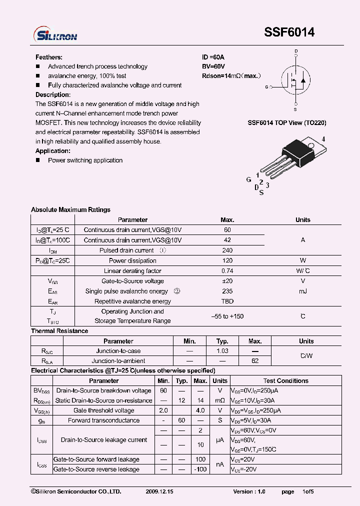 SSF6014_1838831.PDF Datasheet