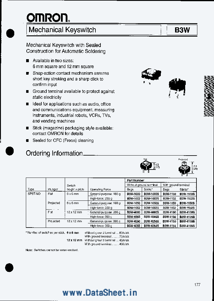 B3W-1050_1841402.PDF Datasheet