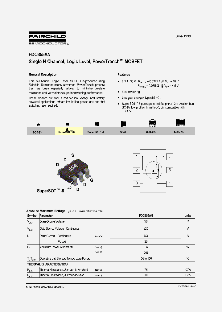 FDC655AN_1856385.PDF Datasheet