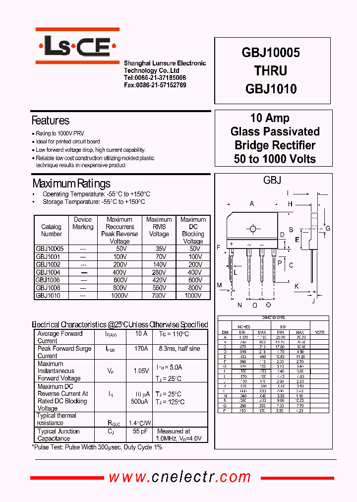 GBJ10005_1865334.PDF Datasheet