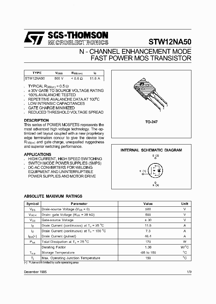 STW12NA50_1877168.PDF Datasheet