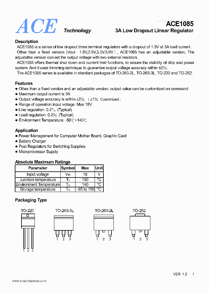 ACE1085_1880674.PDF Datasheet