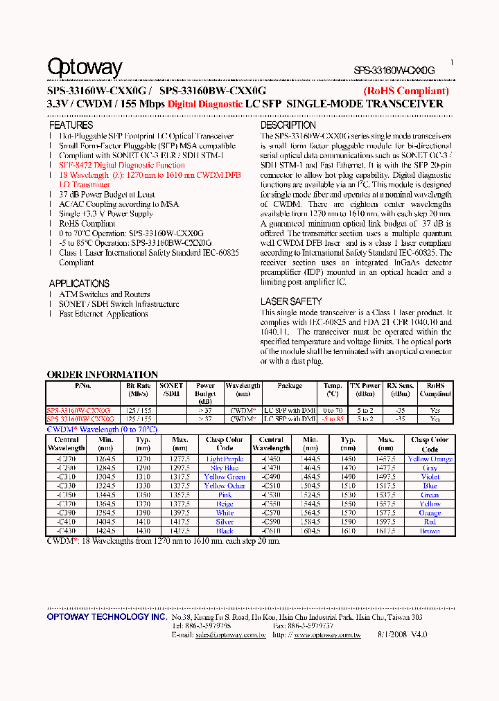 SPS-33160BW-CXX0G_1895197.PDF Datasheet