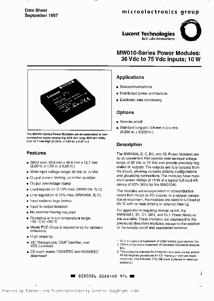 MW010CL_1750644.PDF Datasheet