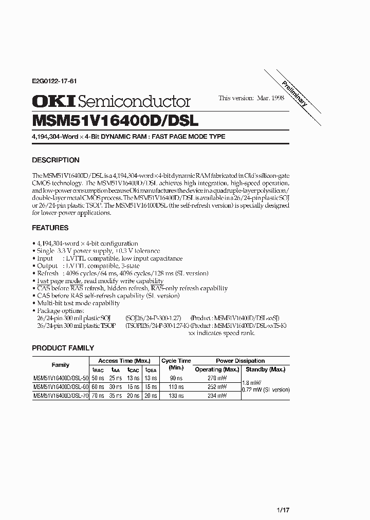 MSM51V16400D-50TS-K_1751190.PDF Datasheet