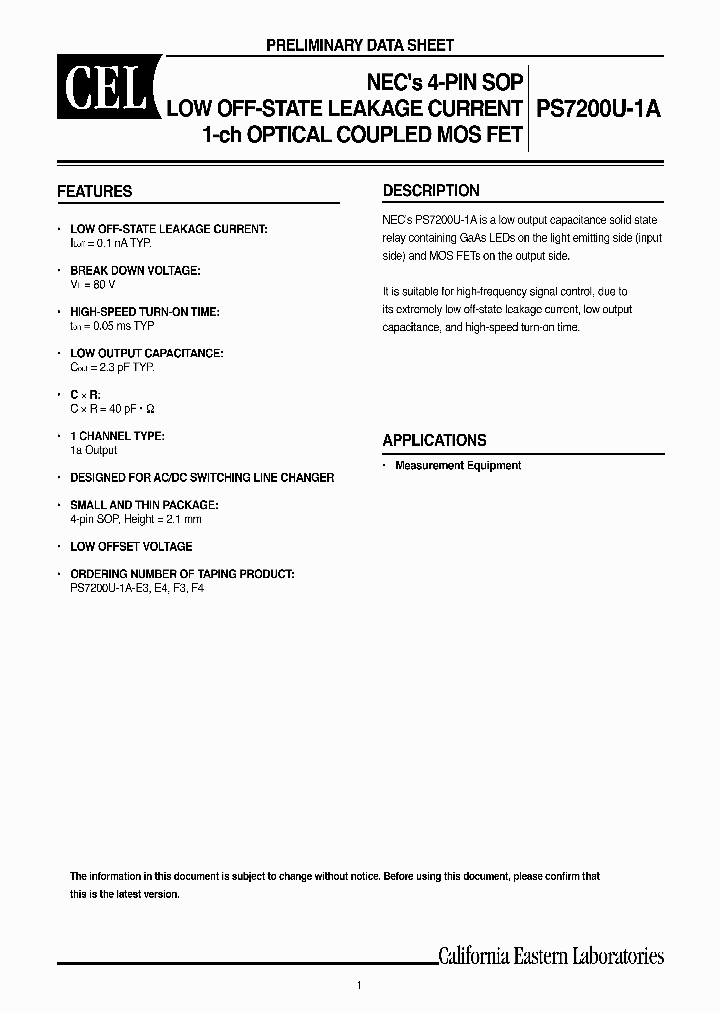 PS7200U-1A-E3_1764579.PDF Datasheet