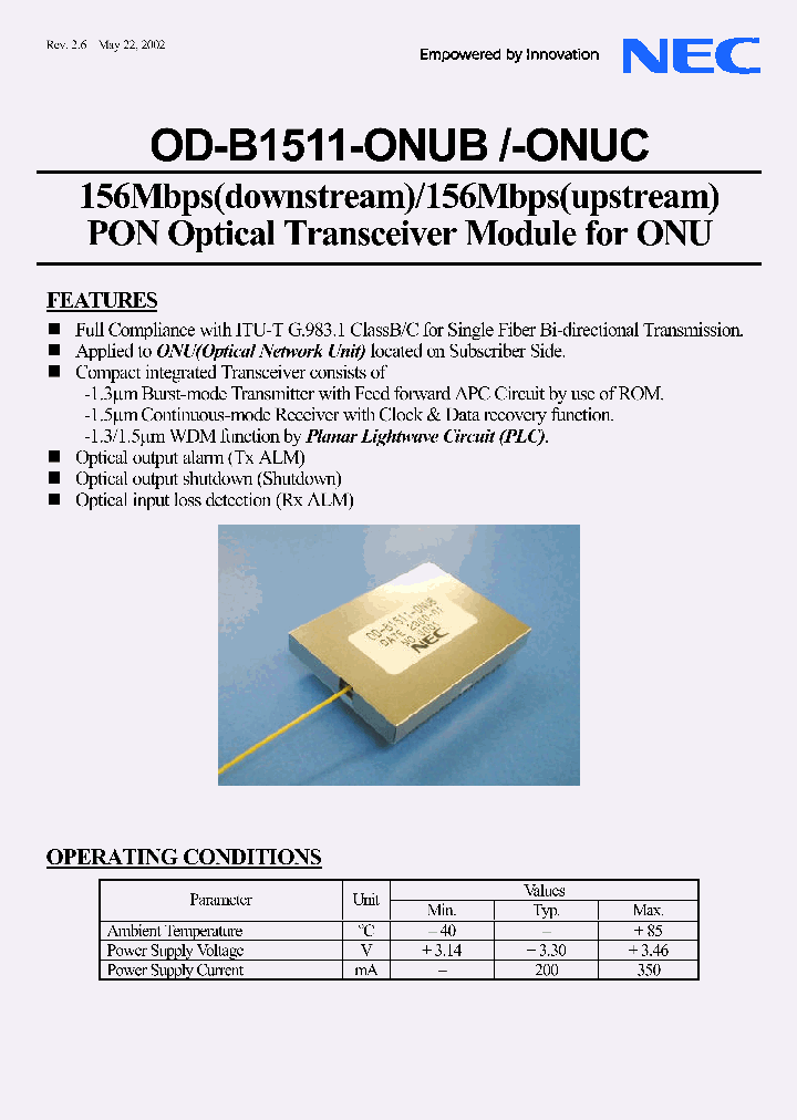 OD-B1511-ONUC_1802616.PDF Datasheet