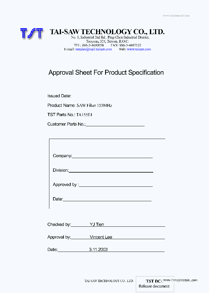 TA155E1_1880716.PDF Datasheet