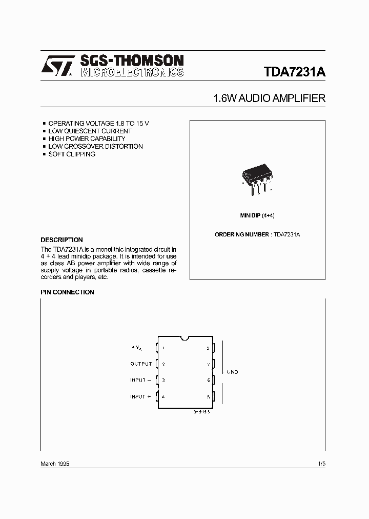 TDA7231A_1897785.PDF Datasheet