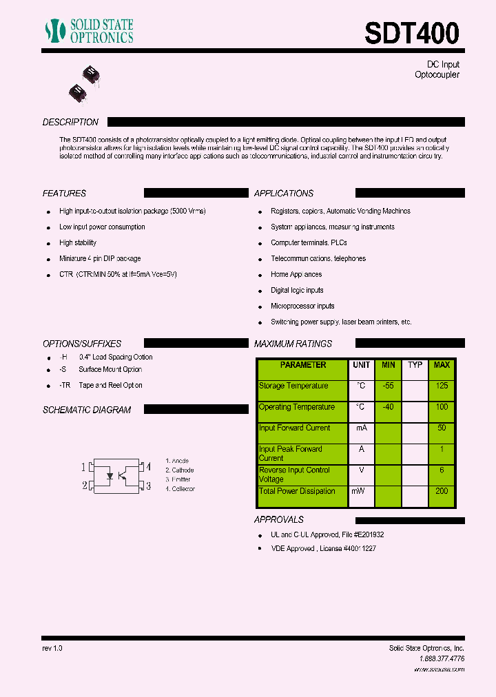 SDT400_1919196.PDF Datasheet