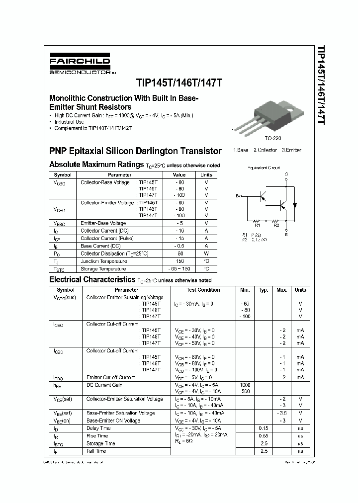 TIP145T_1827678.PDF Datasheet