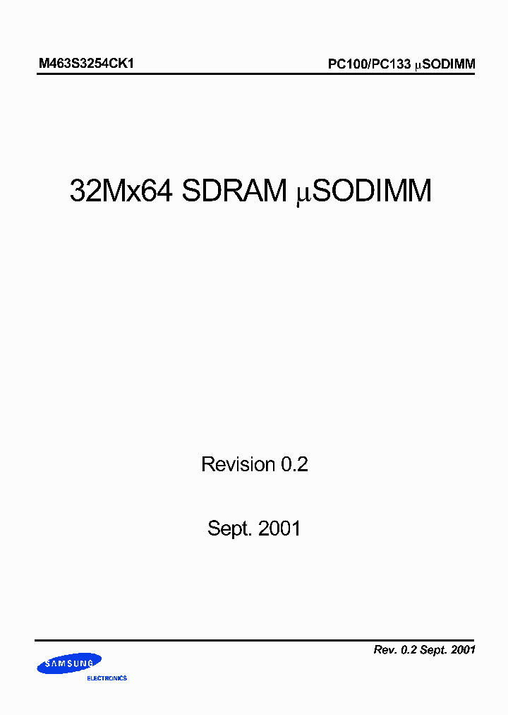 M463S3254CK1_1932683.PDF Datasheet