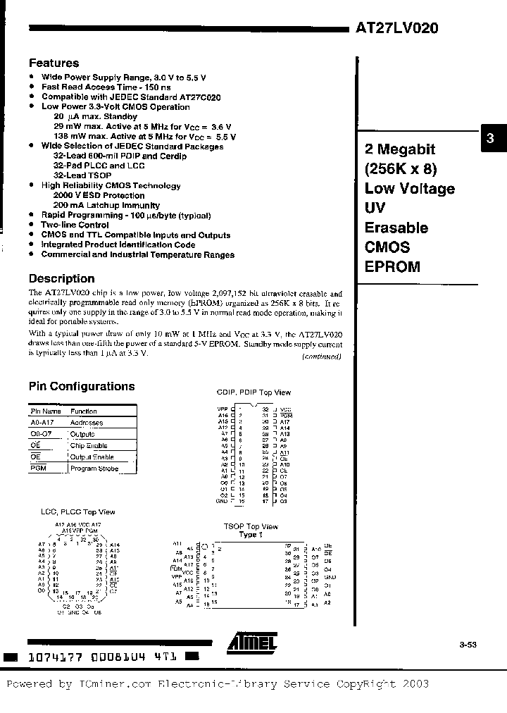 AT27LV020-20DI_1902707.PDF Datasheet