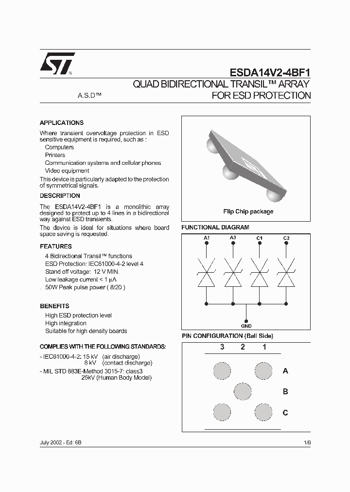 ESDA14V2-4BF1_1954840.PDF Datasheet