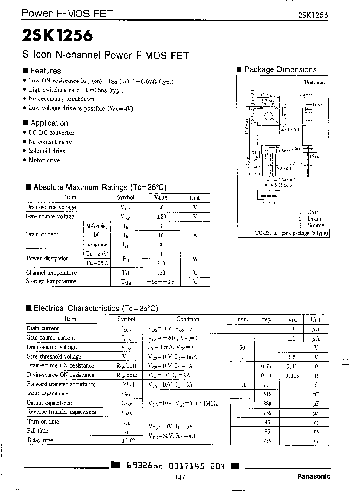 2SK1256_1935351.PDF Datasheet