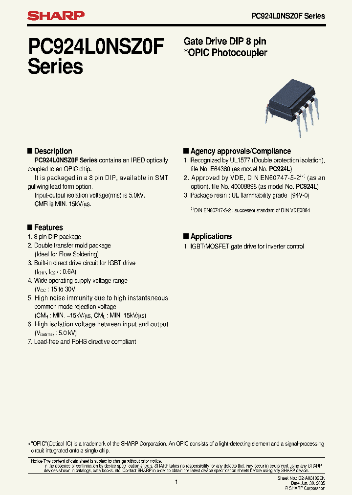 PC924L0YSZ0F_1940157.PDF Datasheet