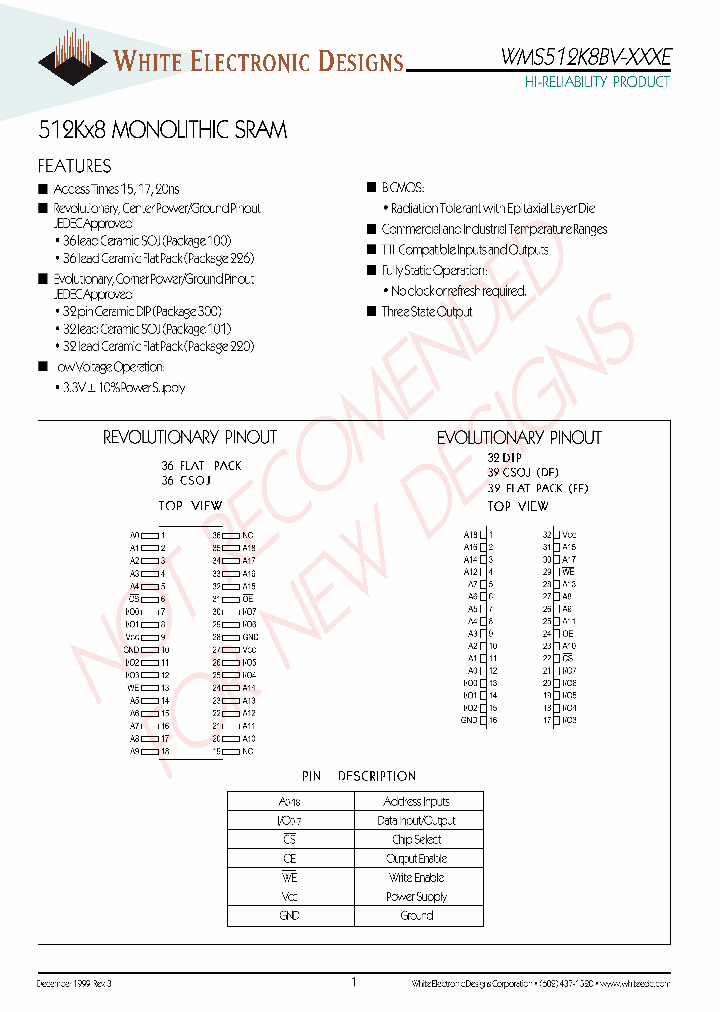 WMS512K8BV-17CCE_1943664.PDF Datasheet