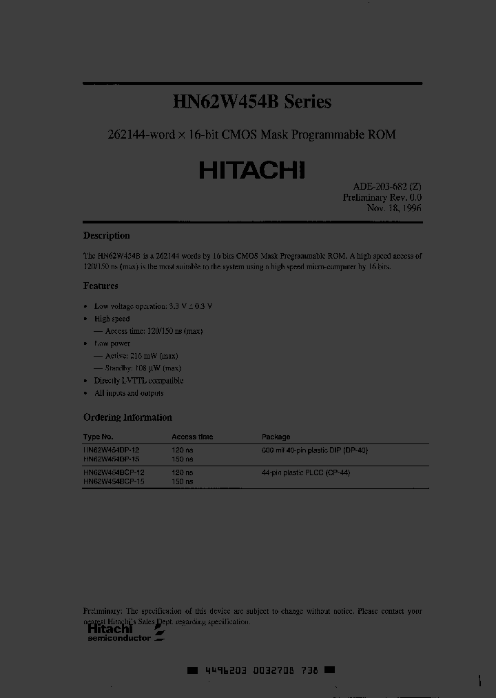 HN62W454BCP-15_1948027.PDF Datasheet