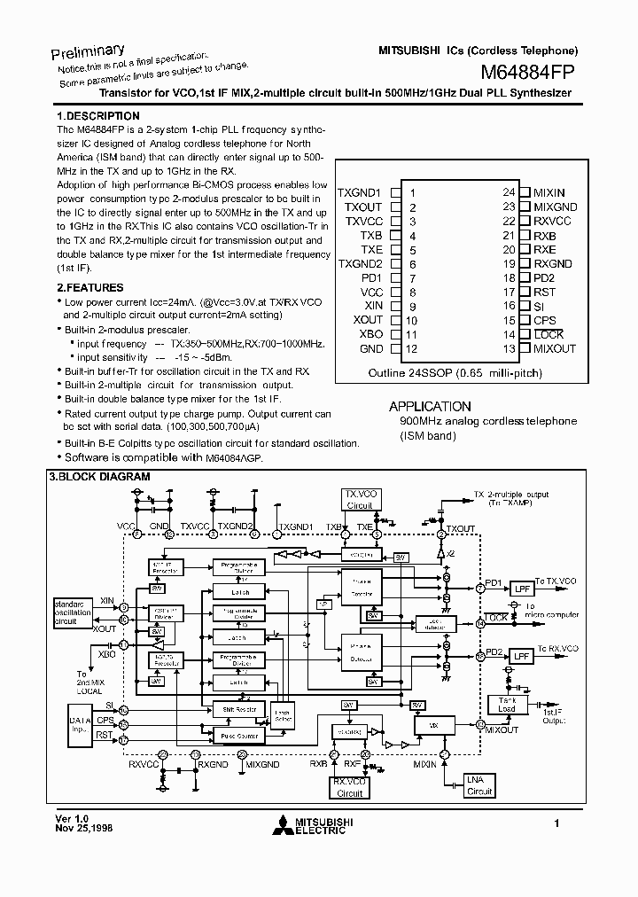 M64884FP_1956338.PDF Datasheet